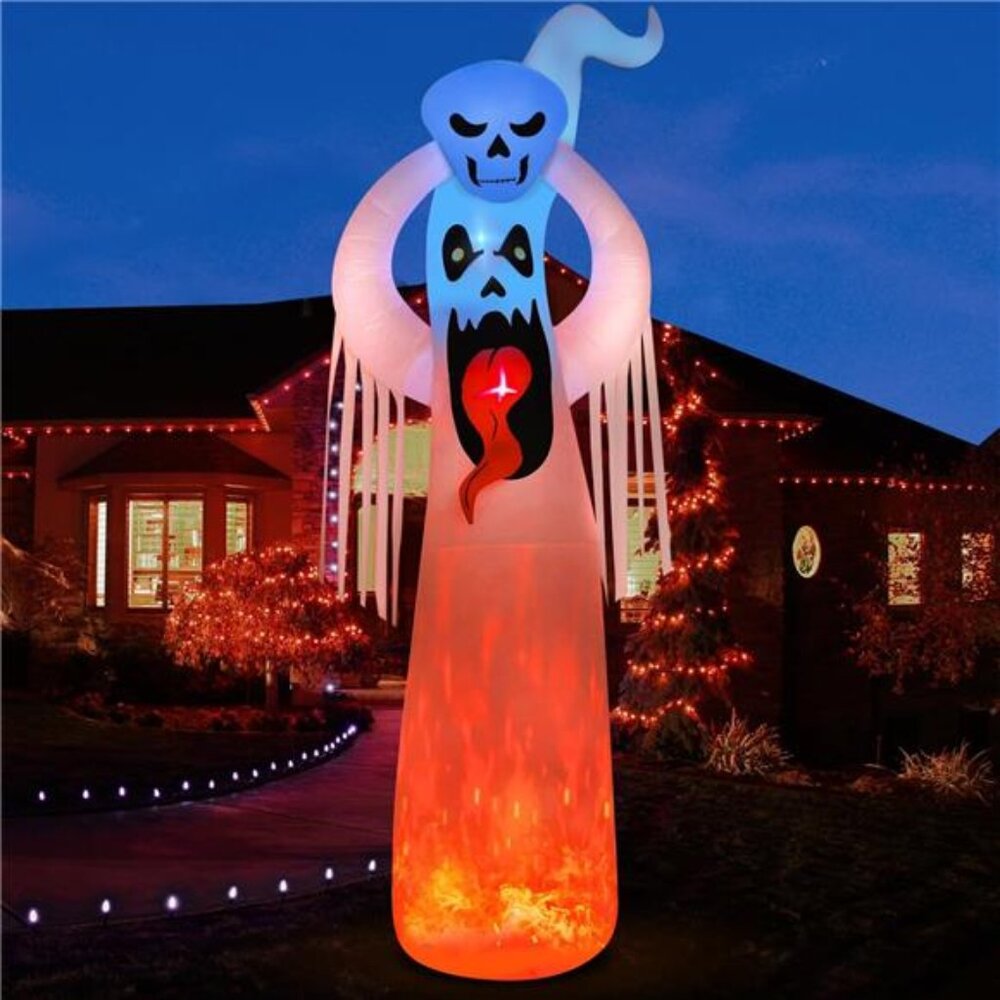 Halloween Inflatable Blow Up Decorations 12FT Giant Terrible Spooky Ghost Decor